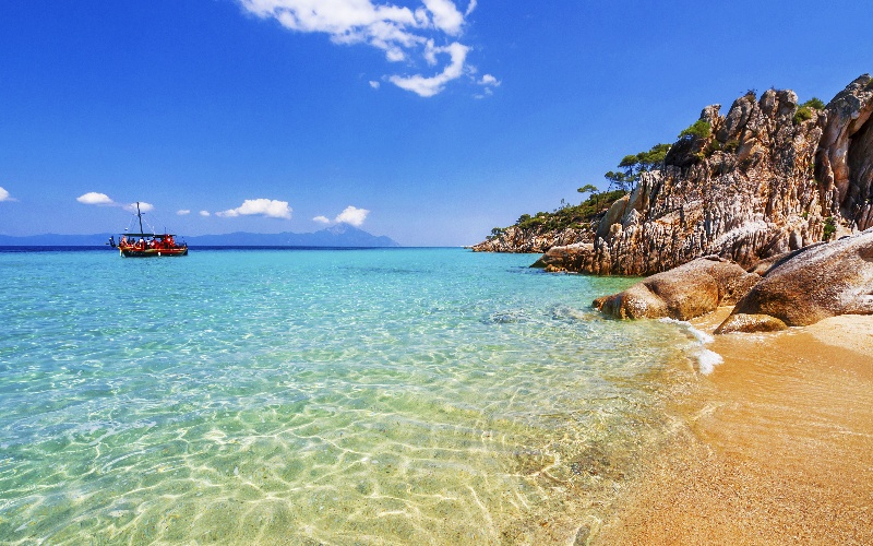 Griechenland Makedonien Strand